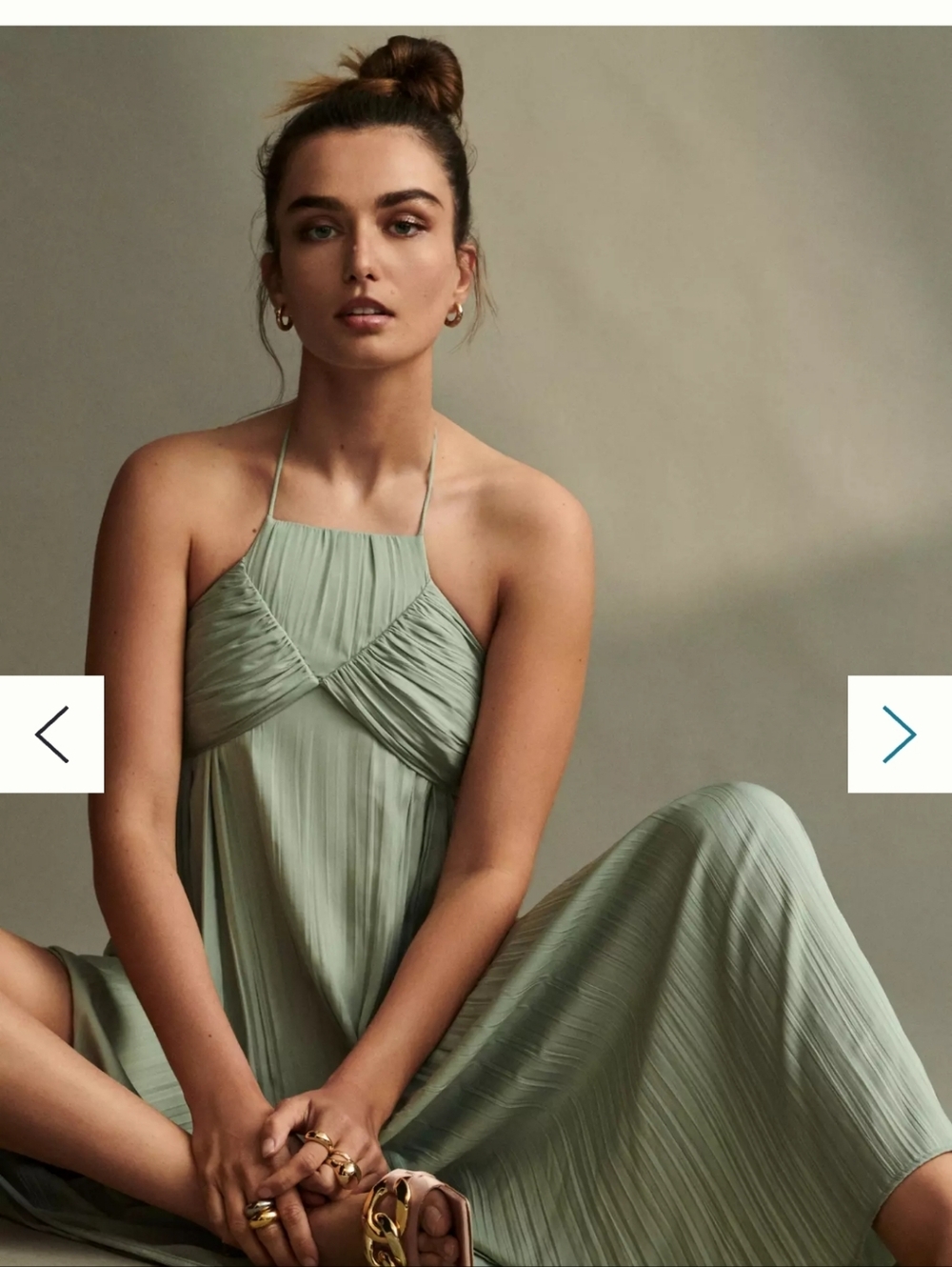 Tie-Back Halter Maxi Dress
